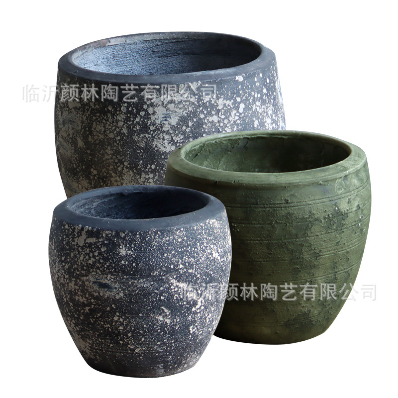 Retro de alto nivel gran calibre centro comercial hotel lirio bambú dragón árbol de sangre pájaros del cielo gran maceta verde