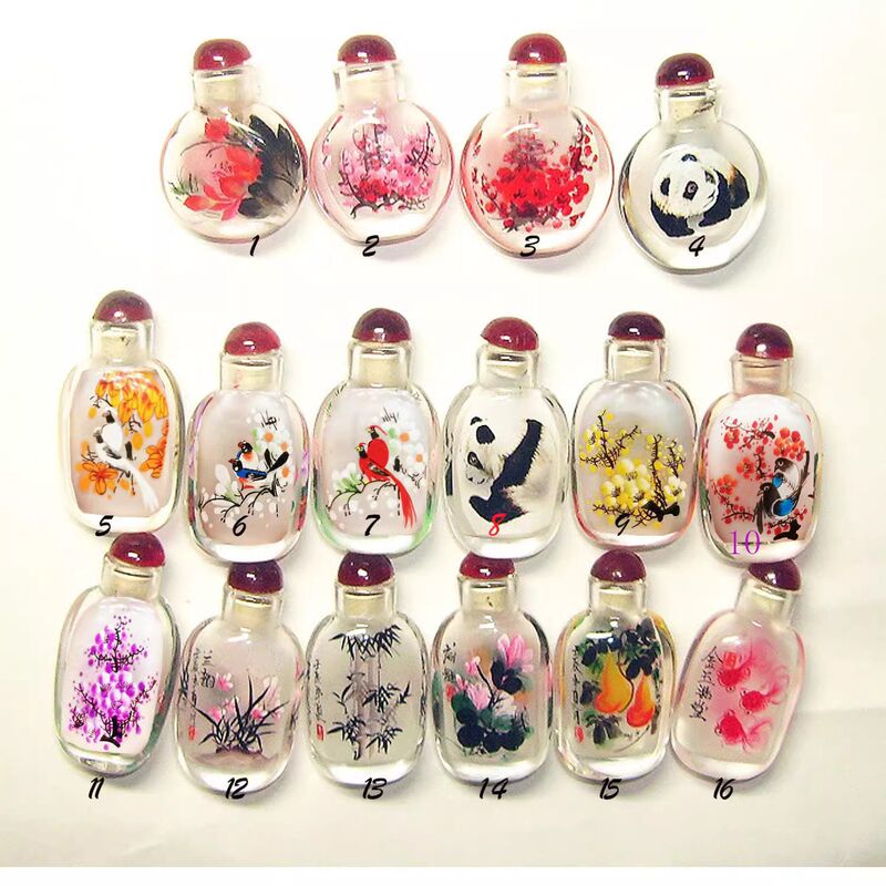 The inner painting snuff bottle mini pot small pot multi-picture send foreigners send friends can pack snuff powder or name