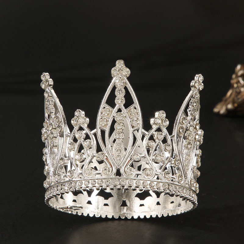 Barok bruidskroon tiara voor bruiloft en feestelijke kleding_voghion.com