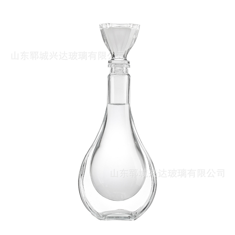透明玻璃瓶威士忌伏特加洋酒瓶果酒瓶精白料700ML源头工厂可定
