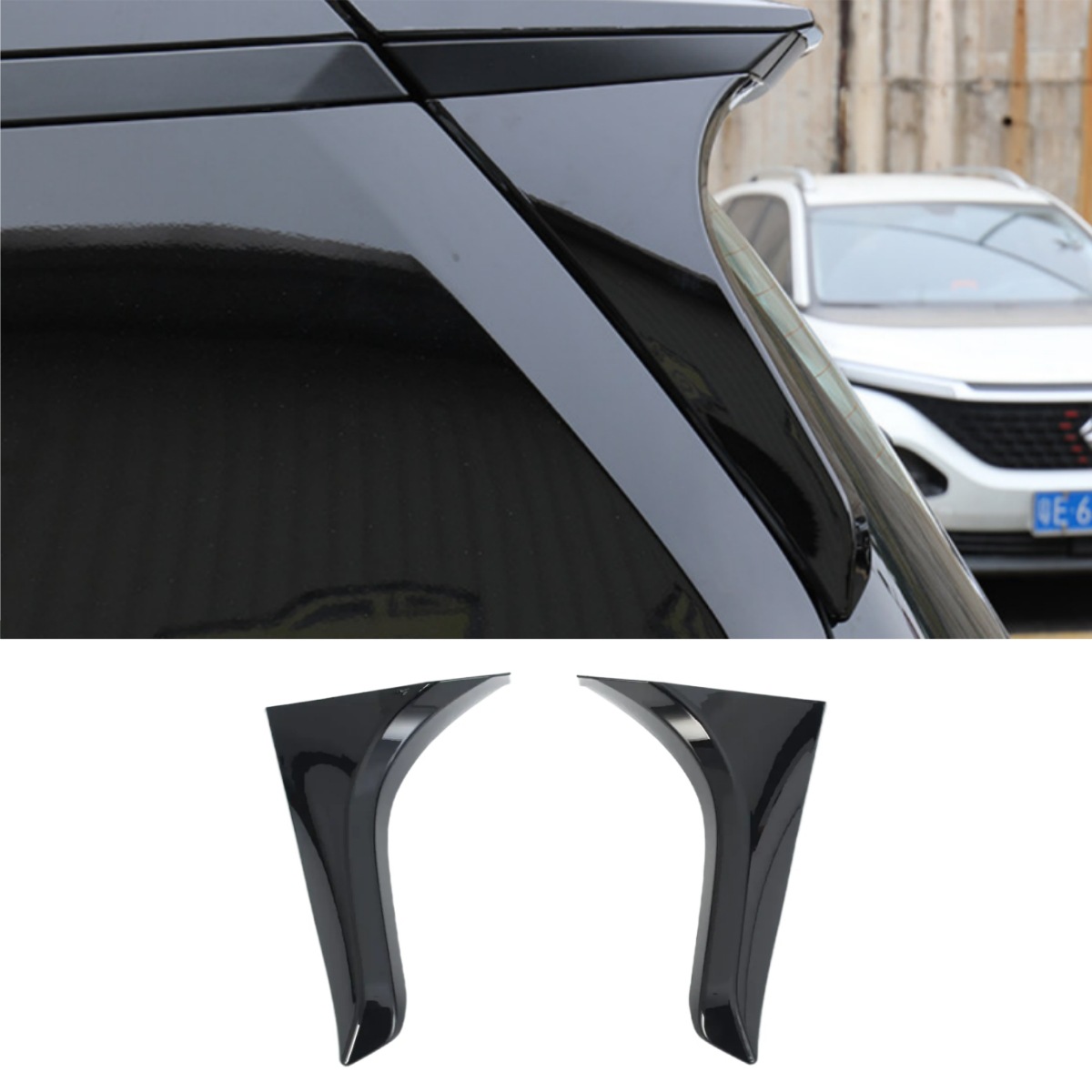 Suitable for Toyota Rav4 26 Models: Rearview Mirror, Fog Light Cover, Corner Protector, Rear Wing Side Cover, Rear Trim Strip