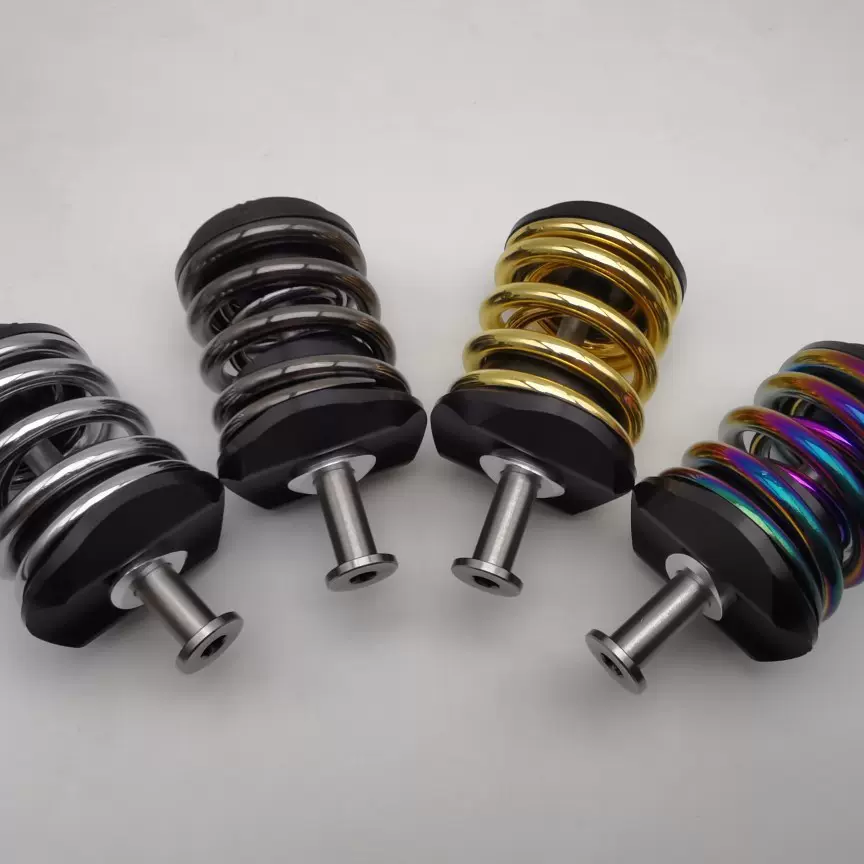 小布折叠自行车配件T/Pline减震器国产双弹簧避震器英布Cline12速