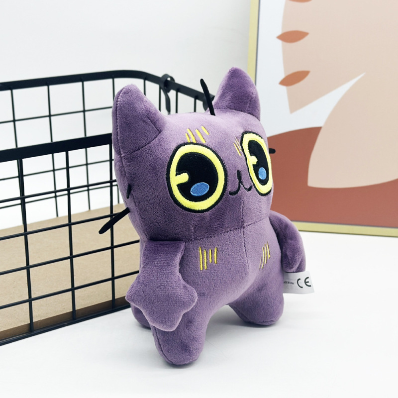 跨境新款tostada plush 灰猫 公仔玩偶|undefined