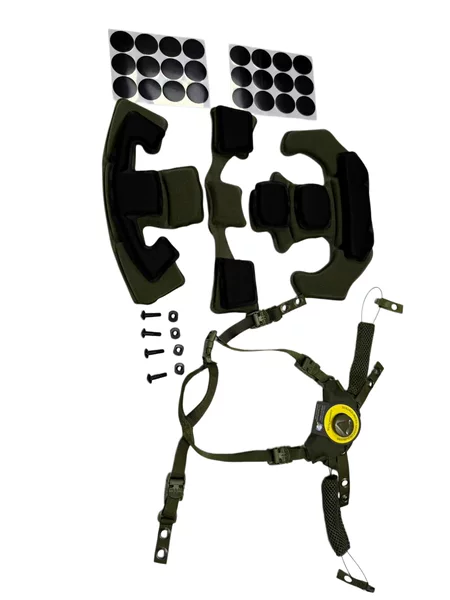 Manufacturer's in-stock Wendy suspension strap with sponge padding, FAST MICH Wendy knob adjustment strap