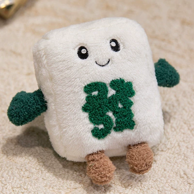 Creative Mahjong Pillow Fortune Stuffed Toy Dice Doll Home Sofa Cushion Funny Birthday Gift Batch (Oyuncaq yastıqlar) - smile-and-get-rich-pillow-20cm100g