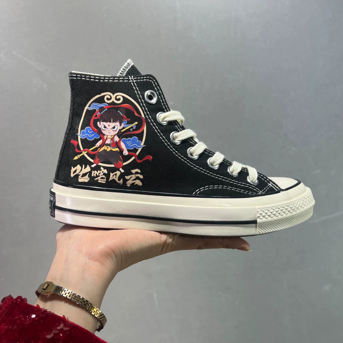 Обувь Путянь Чистая Оригинальная Нежа 2 1970s Совместное название низкоуровневы холст туфли Куанг Классическая пара Weigao Ган Сульфированная обувь