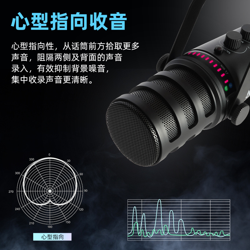 Микрофон MV7 черный базовая комплектация