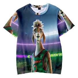 新品Goat印花短袖T恤印花成人童装夏季