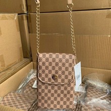 自留外贸出口原厂原单女包印花卡位百搭斜挎包手机包轻便包