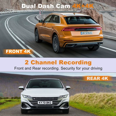 Driving recorder Dual Recording 4K High-Definition