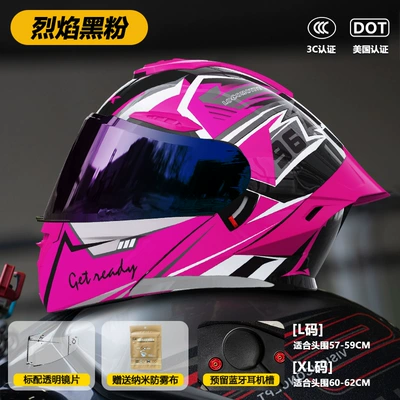 Motosiklet kaskı (dəbilqə) Open-Face Helmet All-Season Motorcycle - color-mirror-model-911-face-revealing-helmet-flame-black-powder-3cdot-dual-certification-l-size57-59