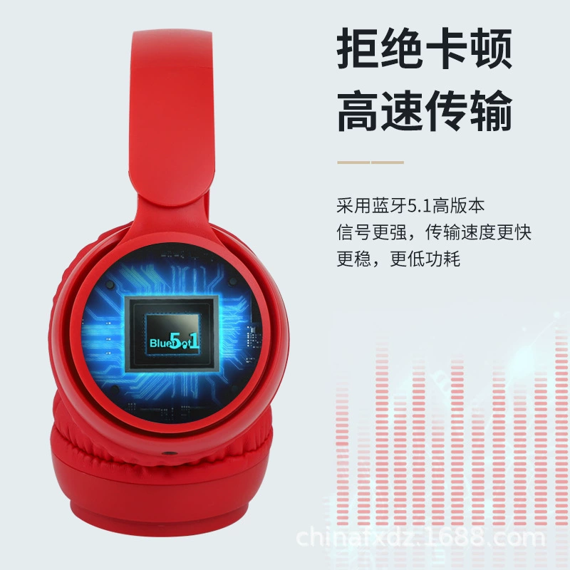 Популярные наушники с беспроводным Bluetooth, гарнитура с микрофоном для киберспорта и музыки, длительное время работы, универсальная для мобильного, лёгкая роскошь
