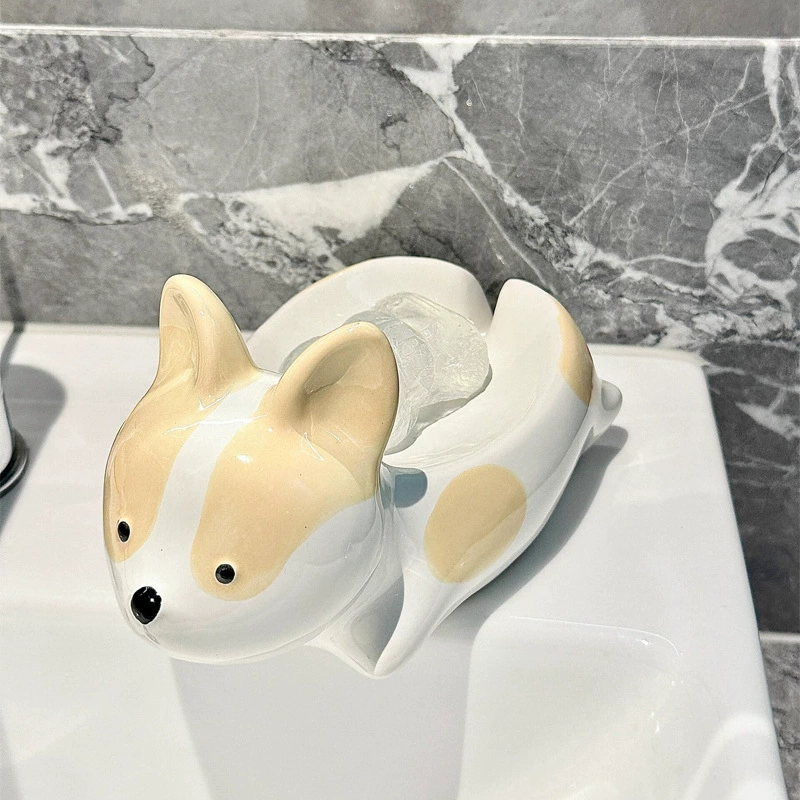 Мыльница Corgi, керамическая раковина для ванной комнаты, слив для унитаза, бытовая высококачественная, дорогая, доступная, роскошная столешница в стиле люкс