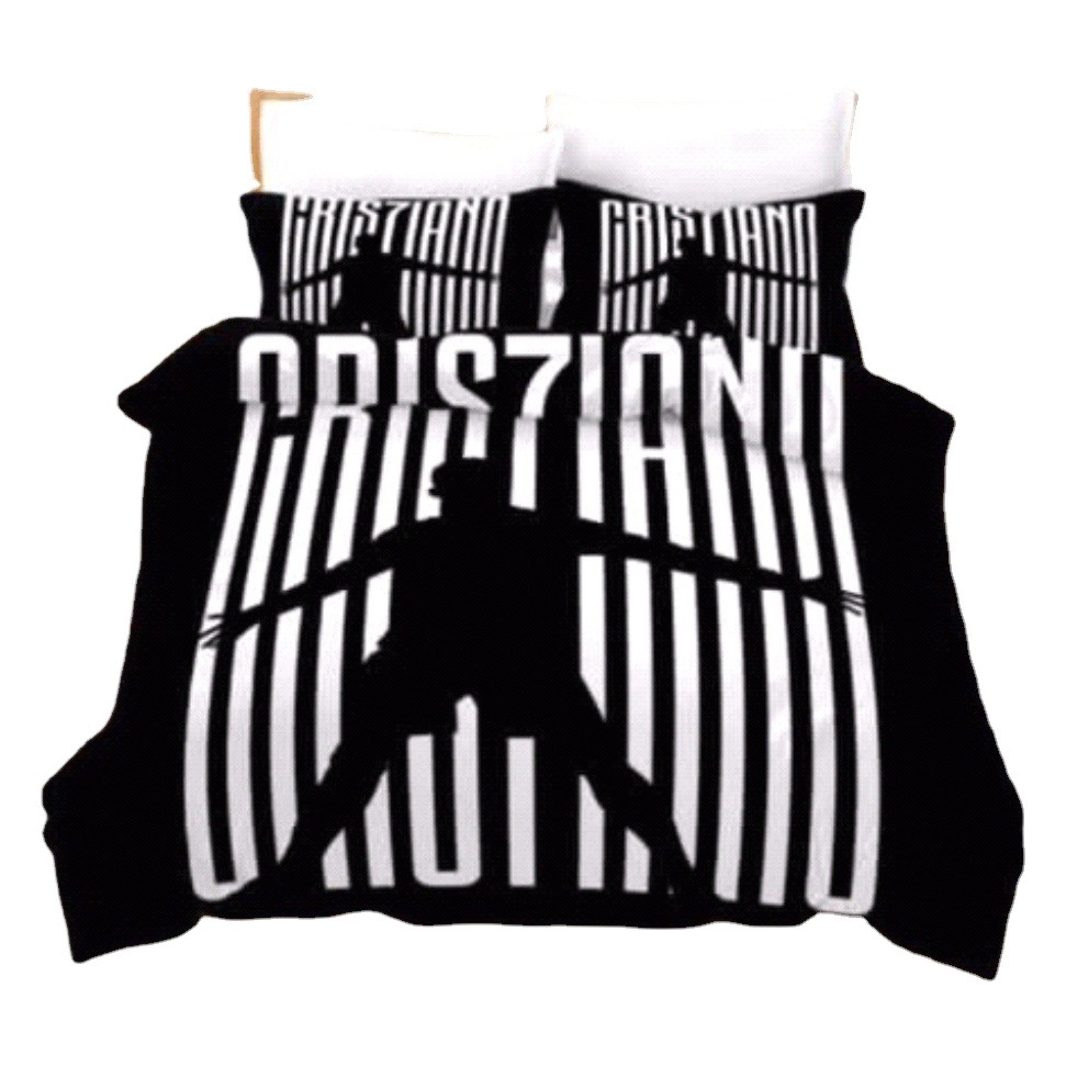 Equipo Logo serie ropa de cama transfronteriza de tres piezas conjunto Amazon eabywish Comercio Exterior Kit de textiles para el hogar