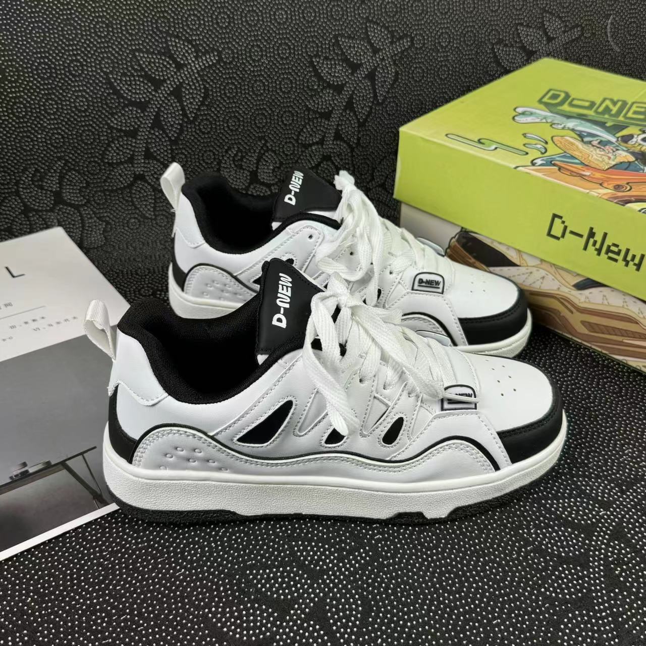 Tendencia nacional ins pareja retro zapatos de entrenamiento alemán estudiante fiesta color contraste deportes casuales zapatos de skate zapatos ligeros de otoño e invierno para hombres