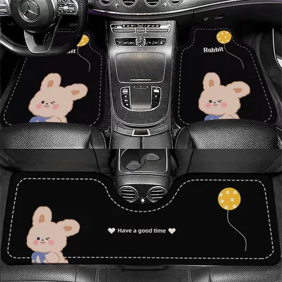 Universal Foot Pad — Wear-Resistant Mats, Available for Wholesale - sideways-bear-balloon-front-foot-pad-5065cm-crystal-velvet-leaflet