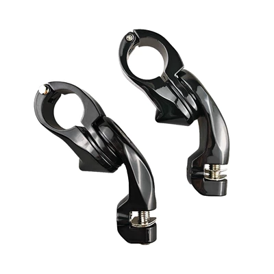 Motorcycle pedals — Glide Dual-Light Road Fat Boy - short-stand-black