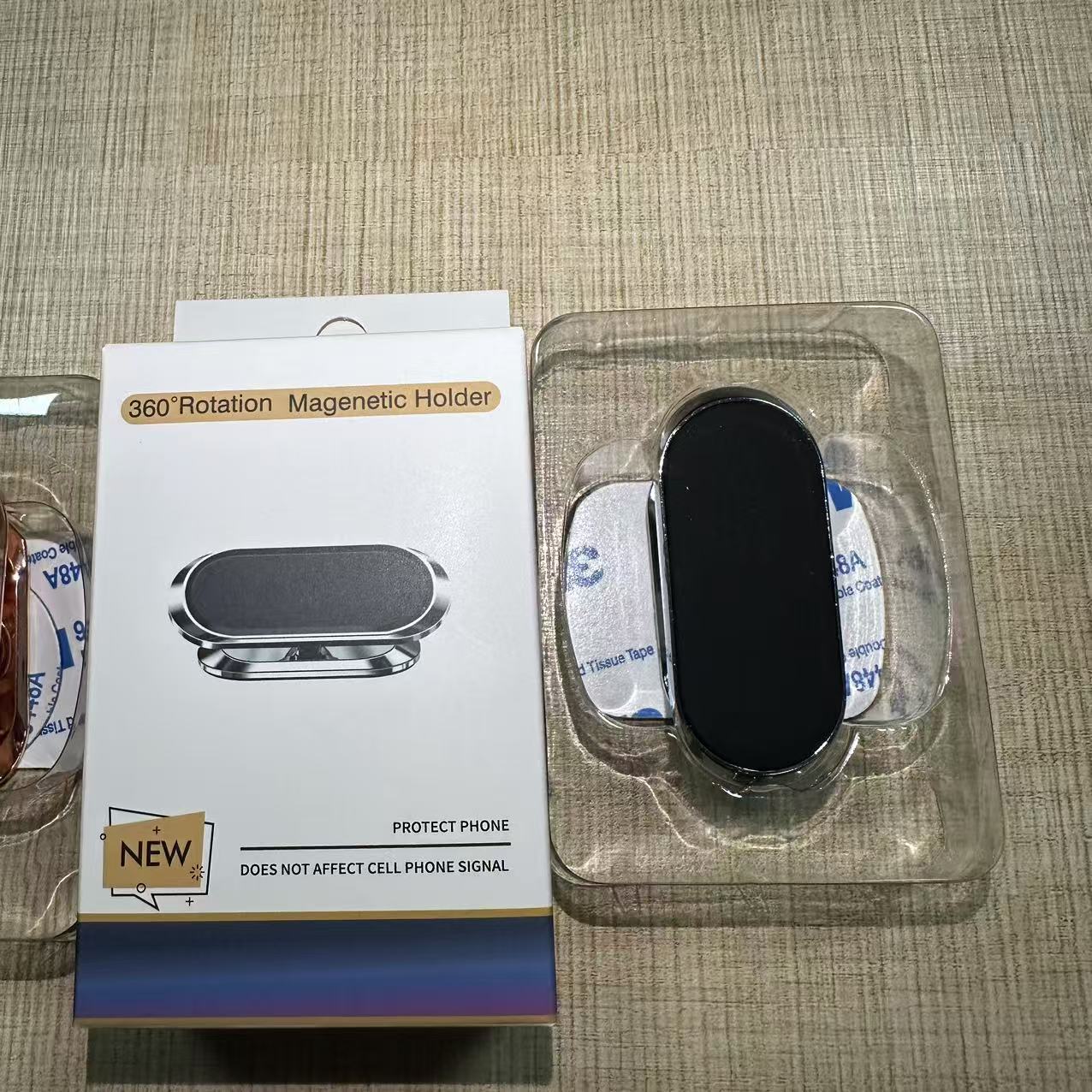 Car Magnetic Holder Car Navigation Paste Instrument Panel Does Not Block the Air Outlet Magnetic Metal Mobile Phone Holder