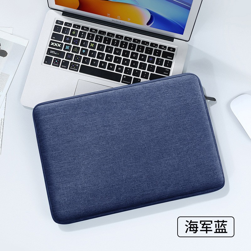 Biyoumeike bolsa de forro para computadora portátil impermeable y aterciopelada personalizada bolsa de forro para computadora portátil gruesa de 13 pulgadas y 15 pulgadas