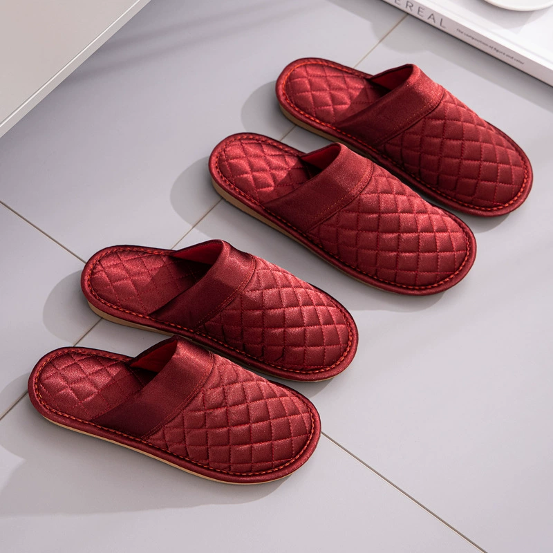 Свадебные тапочки зимние хлопковые тапочки большие красные свадебные Тапочки хлопковые тапочки фабрика прямых продаж поколение волос