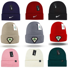 冬季帽子外贸爆款户外保暖针织帽新款毛线帽粗纹细纹男女款时尚冷