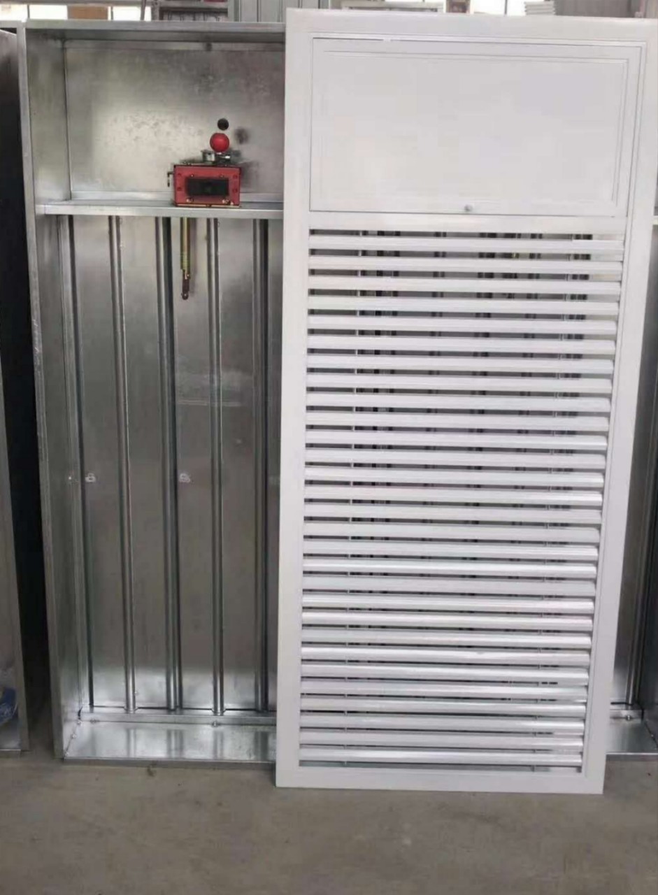 多叶排烟口3C认证消防排烟口电动防火阀百叶出风口正压送风口面板