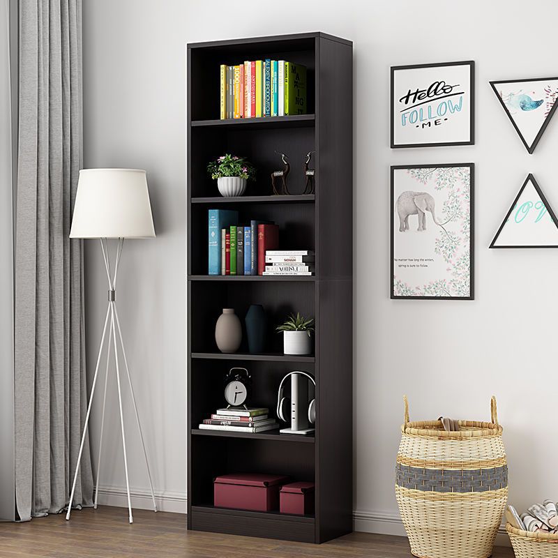 定作书架置物架带门木质简易学生办公落地柜卧室隔断家用书柜定作