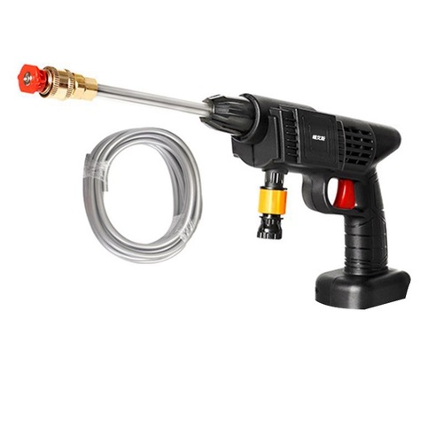 High-pressure lithium battery car wash gun, portable wireless car wash sprayer, full-charging car wash tool set