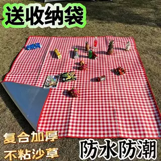 野餐垫户外铝膜加厚特厚双面防潮防水野外露营地垫轻跨境户外休闲
