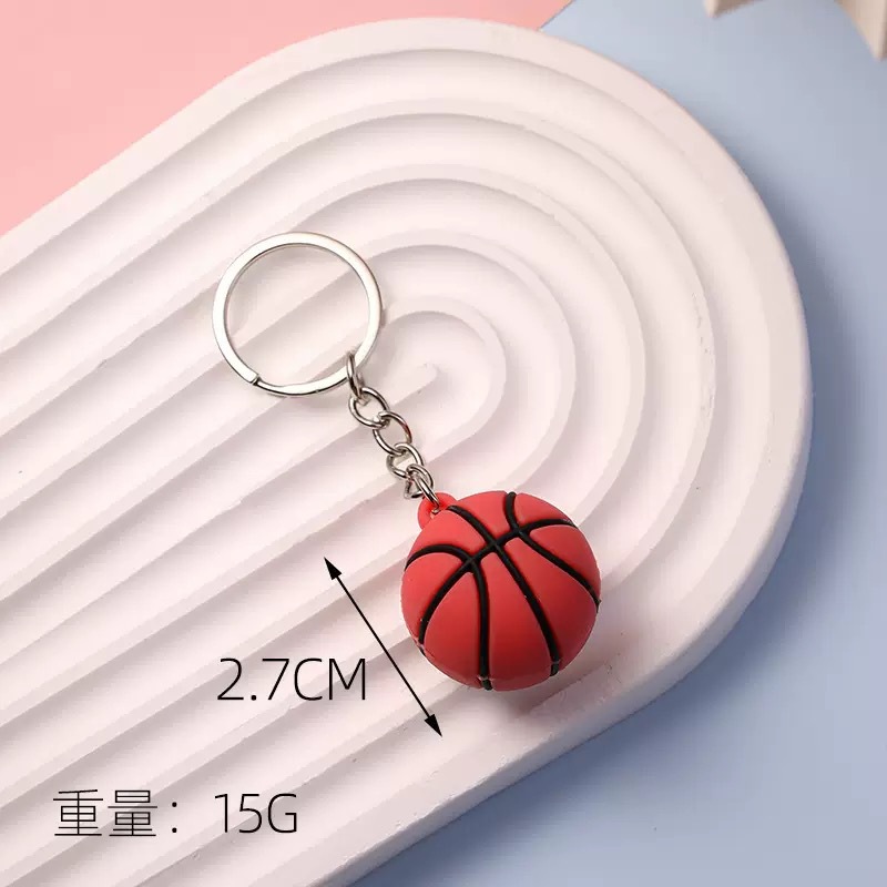 Celebridad en línea simulación creativa de fútbol serie de llaveras de baloncesto llaveras pequeños colgantes de muñecas regalos de actividad al por mayor image 8