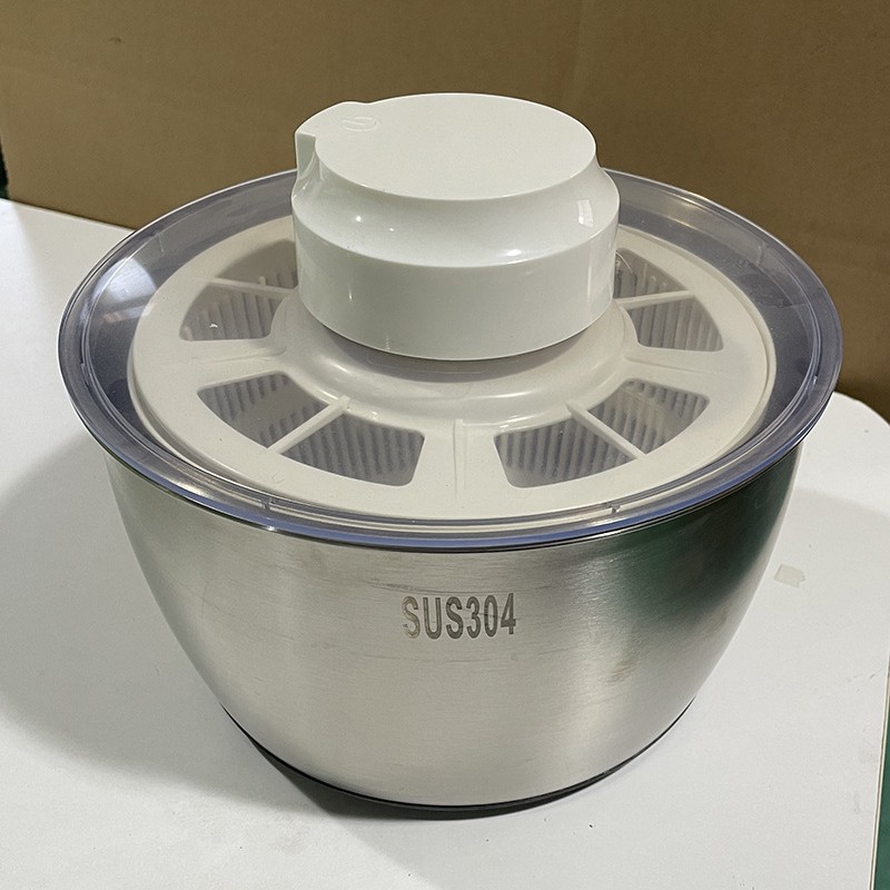 Stainless steel electric vegetable dehydrator, kitchen utensils, draining basket, electric spinner, stainless steel egg beater