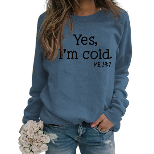 Yes, I'm cold. This is a crew neck sweatshirt, Amazon Wish cross-border TEMU.