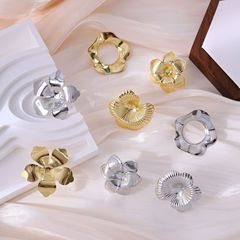 静俏设计感高级18k金不锈钢耳环南美款式不规则创意耳钉耳饰批发