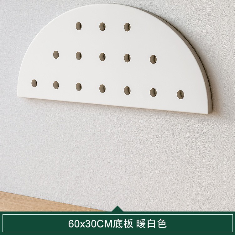 puerta de entrada madera sólida agujero de madera placa de agujero estante de pared de pared