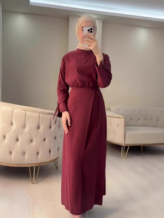 Cross-border special Islamic dresses for women short-sleeved large-size dresses for short-sleeved large-size dresses for short-sleeved large-size dresses