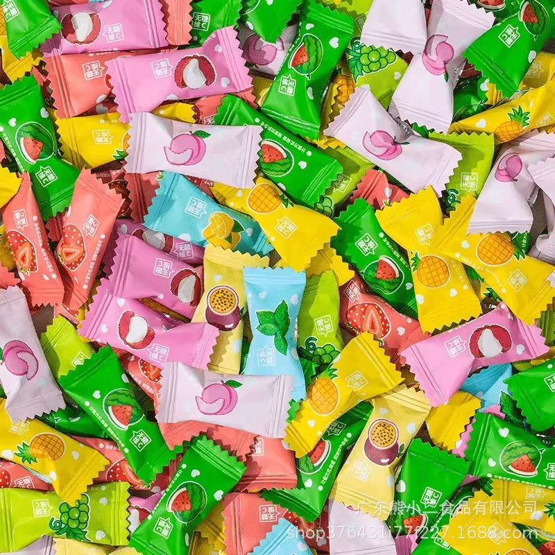 Sugar-Free Vitamin C Mint Candy with Mixed Fruit Flavors, Fresh Breath Candy, Office Reception Candy, Various Flavors