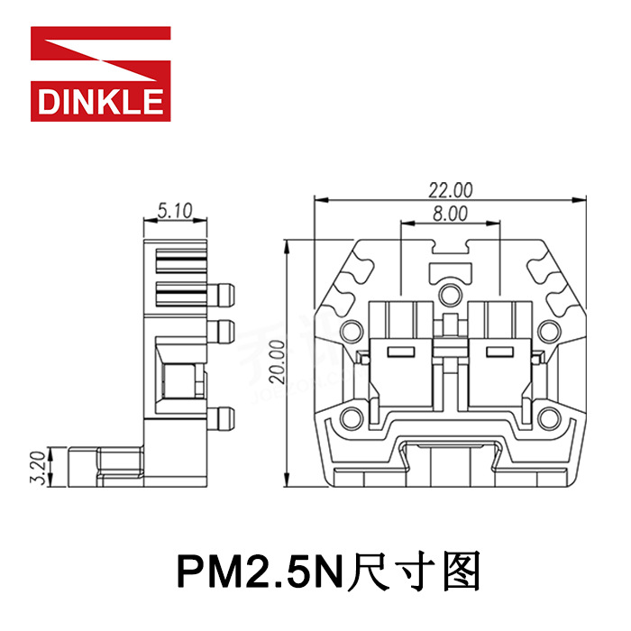 ��� PM2.5N ���߶��� ��ľʽ ���̶�ʽ һ��һ�� 500V,24A��ɫ