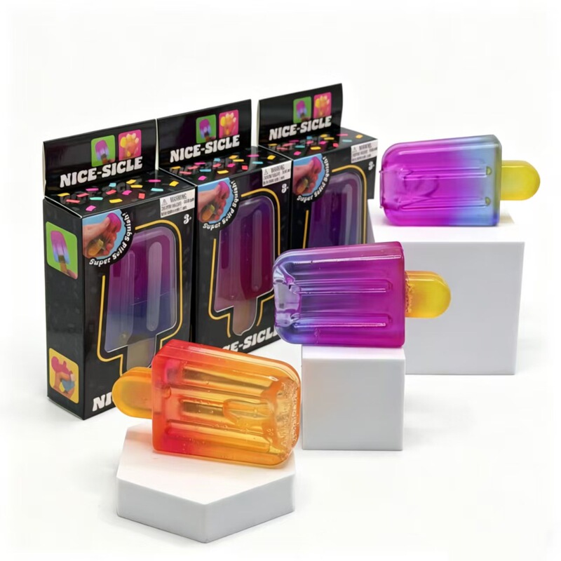 Cross-Border Popular Tpr Ice Cream Squeeze Toy Stress-Relief Sensory Toy Transparent Ice Cream Squeeze Toy Cross-Border Popular Tpr Ice Cream Squeeze Toy Stress-Relief Sensory Toy Transparent Ice Cream Squeeze Toy