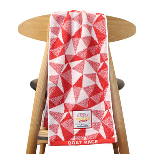 Factory custom cotton jacquard towel quality cotton double-sided jacquard sports sweat-absorbent square towel can be designed with pattern