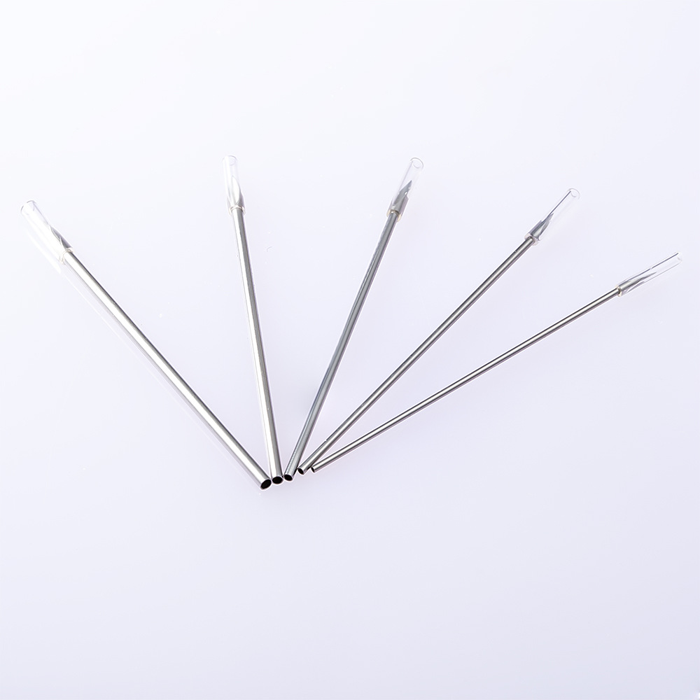 Simple solid color stainless steel disposable puncture needle set