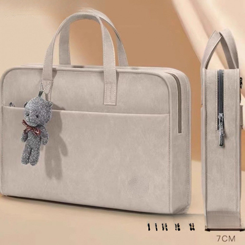 Computer Bag, Anti-Fall, Shockproof, Thickened, Portable, Shoulder, Crossbody, Suitable for Apple Notebook, Simple, Free Shipping, Wholesale