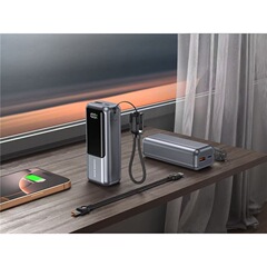新製品 3C 認定パワーバンク 10000 mAh デジタル ディスプレイ 22.5W 超高速充電ポータブル モバイル電源
