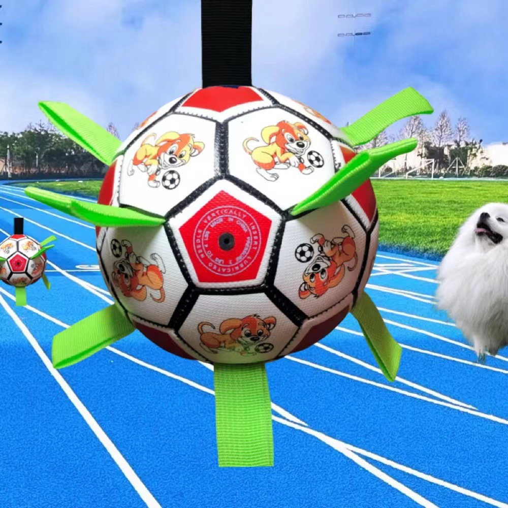 제조 업체 도매 개 축구 애완 동물 장난감 어금니 방지 작은 축구 야외 스포츠 훈련 씹는 장난감
