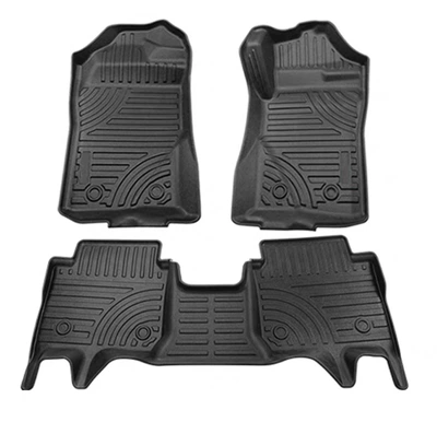Drive Endeavour Floor Mats | Universal Foot Pad - right-hand-drive-2023-2025-new-model-explorer-5-seater-5-seater-tpe-floor-mats-full-tpe-special-car-dedicated