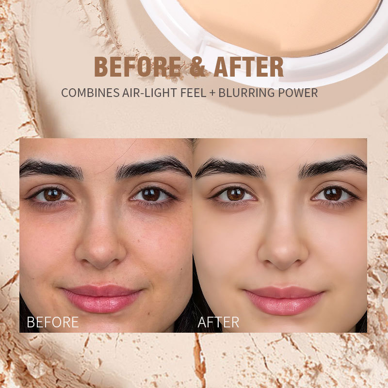RVN filtro 2 - en - 1 opacificador de polvo impermeable, opacificador de manchas brillante, maquillaje transfronterizo europeo y americano al por mayor