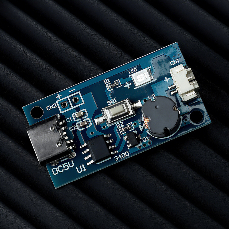 Atomization spray drive module humidifier circuit board heavy fog colorful slow flash light fog 1.25 small terminal