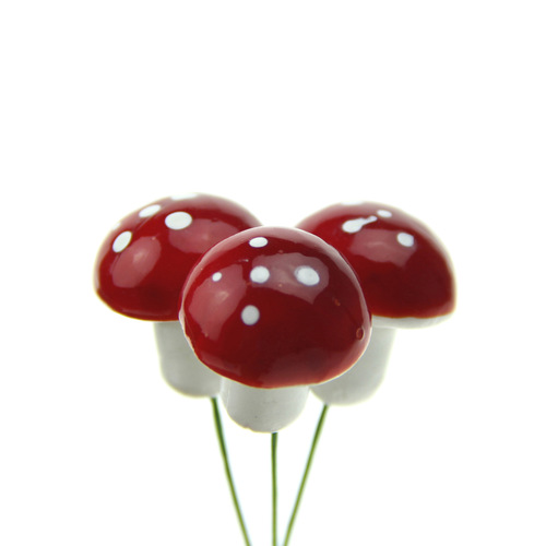 Moss micro-landscape ornaments red foam mushroom accessories DIY assembly small ornaments toys mushroom accessories
