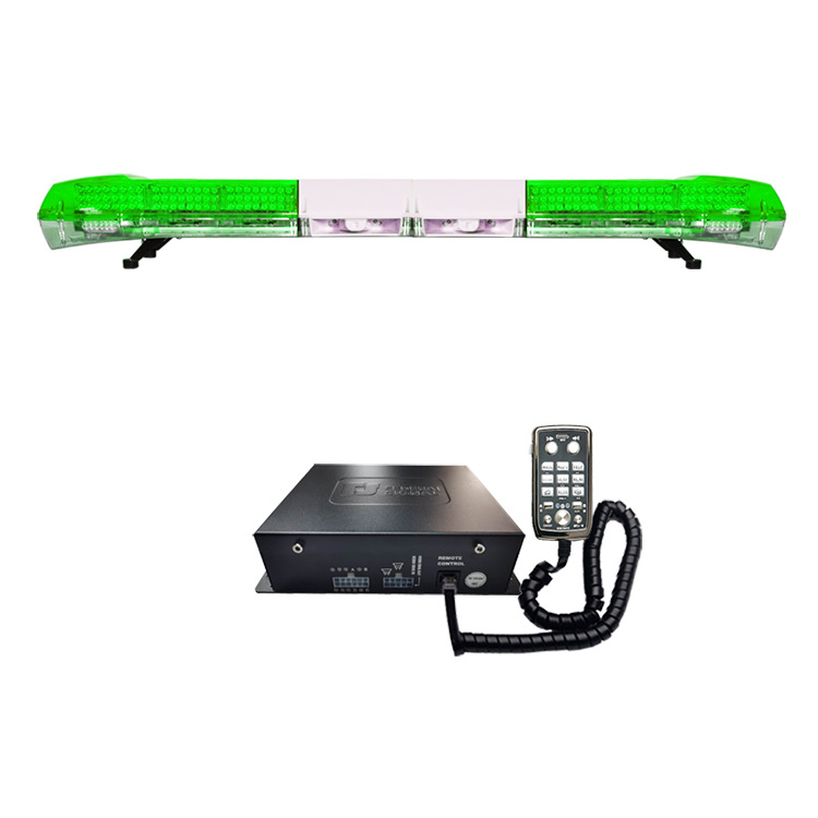 LED warning light long row strobe light flashing signal light 2.48m B+ dual speakers+ siren 9400P9