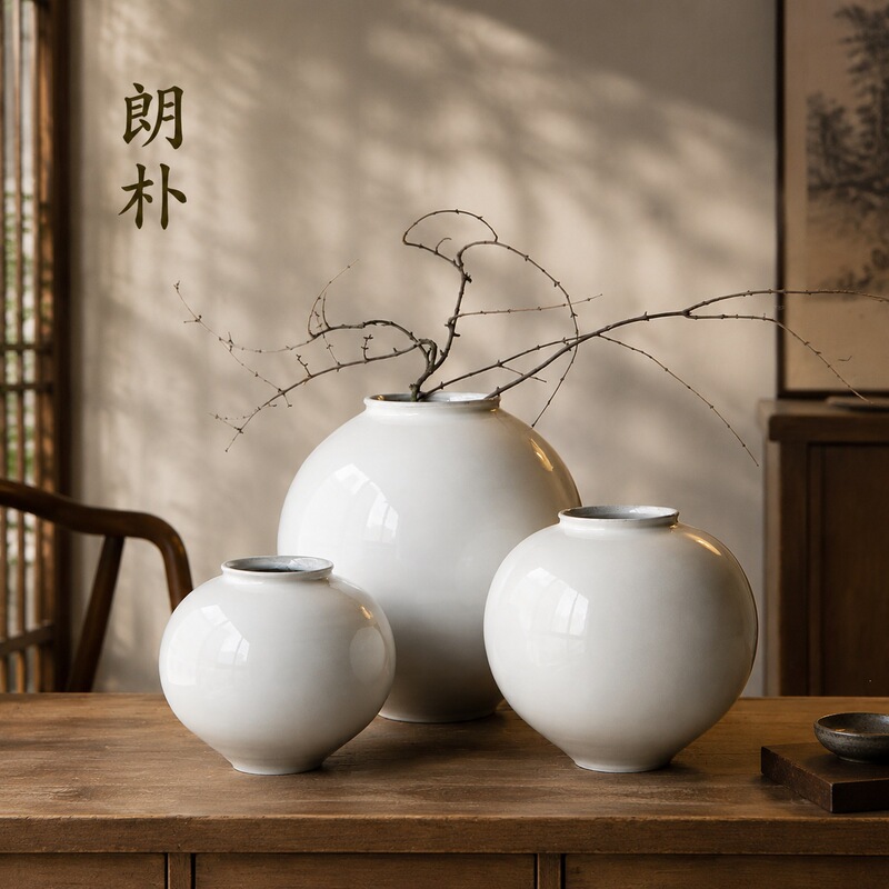 Jingdezhen Handmade Ceramic Creative Vintage Vase White Pottery Ornament Zen Style Flower Arrangement Dried Flower Homestay Decoration Jingdezhen Handmade Ceramic Creative Vintage Vase White Pottery Ornament Zen Style Flower Arrangement Dried Flower Homestay Decoration