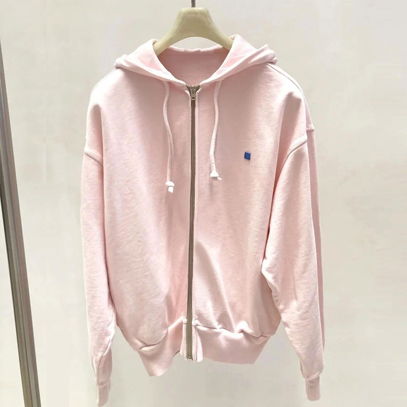 Niche 2022 Early Autumn Loose Casual Long-sleeved Cardigan Jacket Zipper Drawstring Hooded Sweater Trendy for Men and Women
